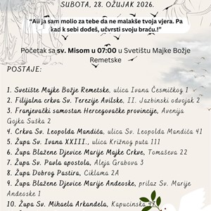 Križni put crkvama grada Zagreba